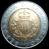 500-lira monero de 1987